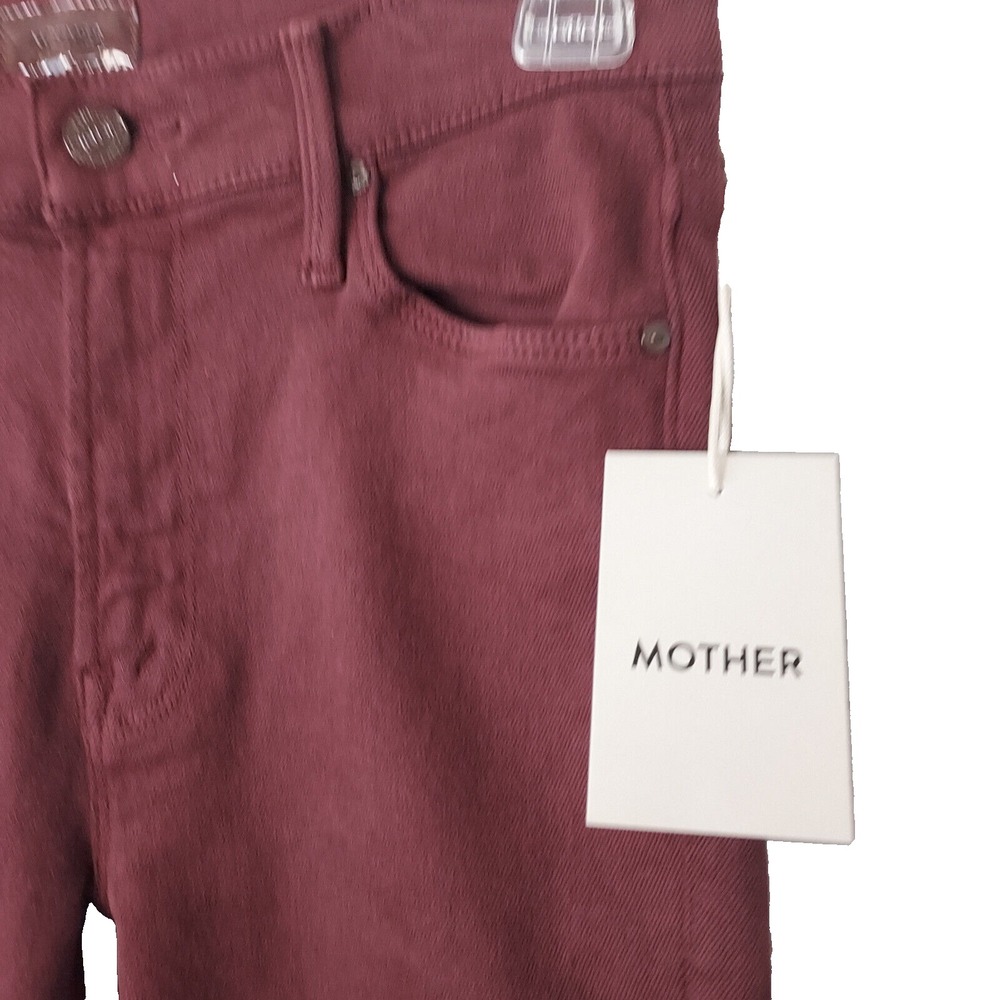 Mother The Mid Rise Dazzler Skimp Womens Size 26 Dark Fudgesickle Wash Jeans‎ - Picture 5 of 16